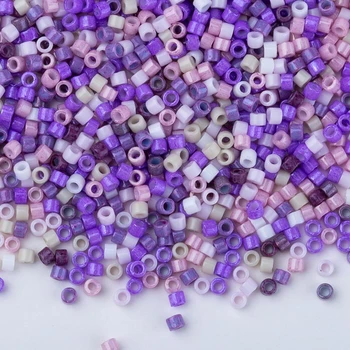 

Японские рисовые бусины Miyuki seedBeads Inside Dyed Lilac DB73 вышивка bohochic For diy tassel bracelets 3g/5g