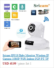 IP видеодомофон Wifi дверной звонок ip-камера для внутренней сети батарея мощность аудио SD слот для карты наружная камера безопасности двери