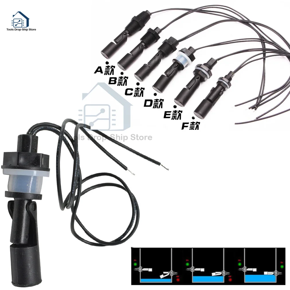 Horizontal Float Sensor Switch Side Mount Liquid Water Level Sensor Controller Automatic Water Pump switch Aquarium Tank Pool water level switch,water level controller
