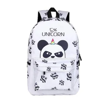 

Cute 5% unicorn panda backpack girl girl children schoolbag cartoon backpack children schoolbag schoolbag gift