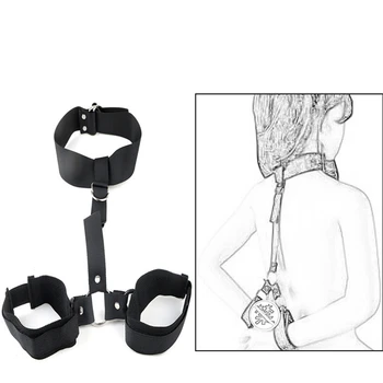 BDSM Bondage Slave Erotic Sexy Toys For Women Couples Adult Games Leg Open Restraints Neck Handcuffs Ankle Cuff Straps Sex Shop 2