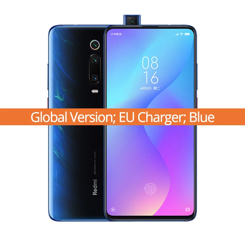 Xiaomi Redmi K20 Mi 9T 6GB 64GB Global Version Snapdragon 730 48MP Camera 4000mAh 6.39" In-Screen Fingerprient Smartphone - Цвет: 6GB 64GB Blue