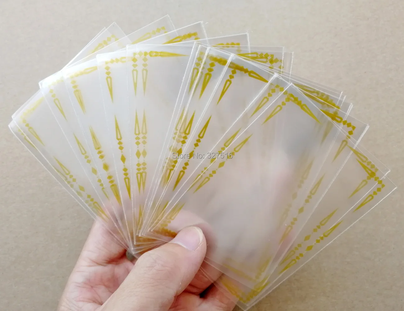50 Pack Golden Millennium Puzzle Card Sleeves (63x90mm) Premium, Tournament Ready 50 Pack Golden Millennium Puzzle Card Sleeves (63x90mm) Premium, Tournament Ready