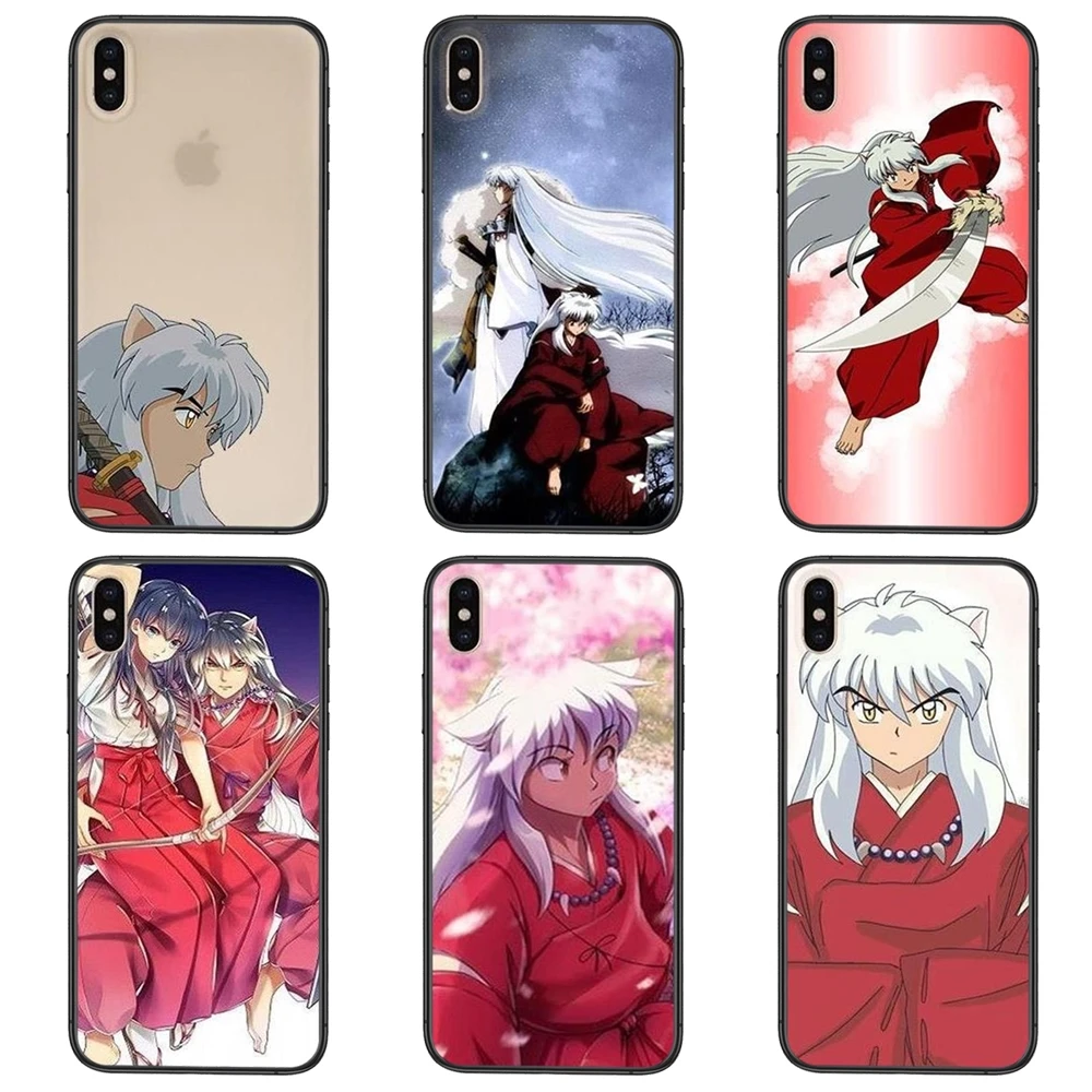 Black Back Pretty Low Price New Anime Inuyasha For Huawei Honor 8A 8C 8X 9 9A 9I 9X 10 10I 10X 20 20I 20S V10 V40 Lite P9 | Мобильные