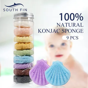 

Makeup Sponge Natural smooth beauty cosmetic puff Sponge Puff Cleansing Face Washing Facial Tool 9PCS j925