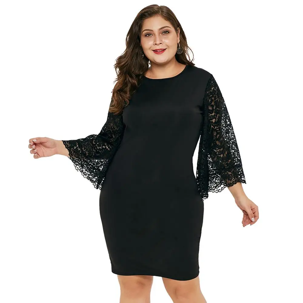 big black cocktail dress