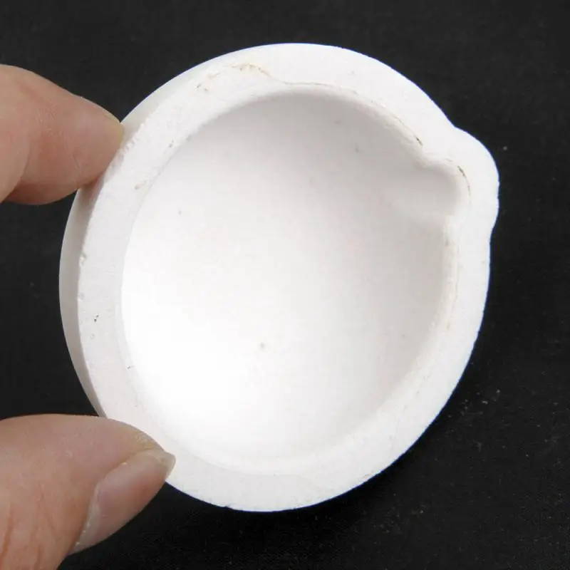 High Temperature Quartz Silica Melting Crucible For Golden Silver Jewelry