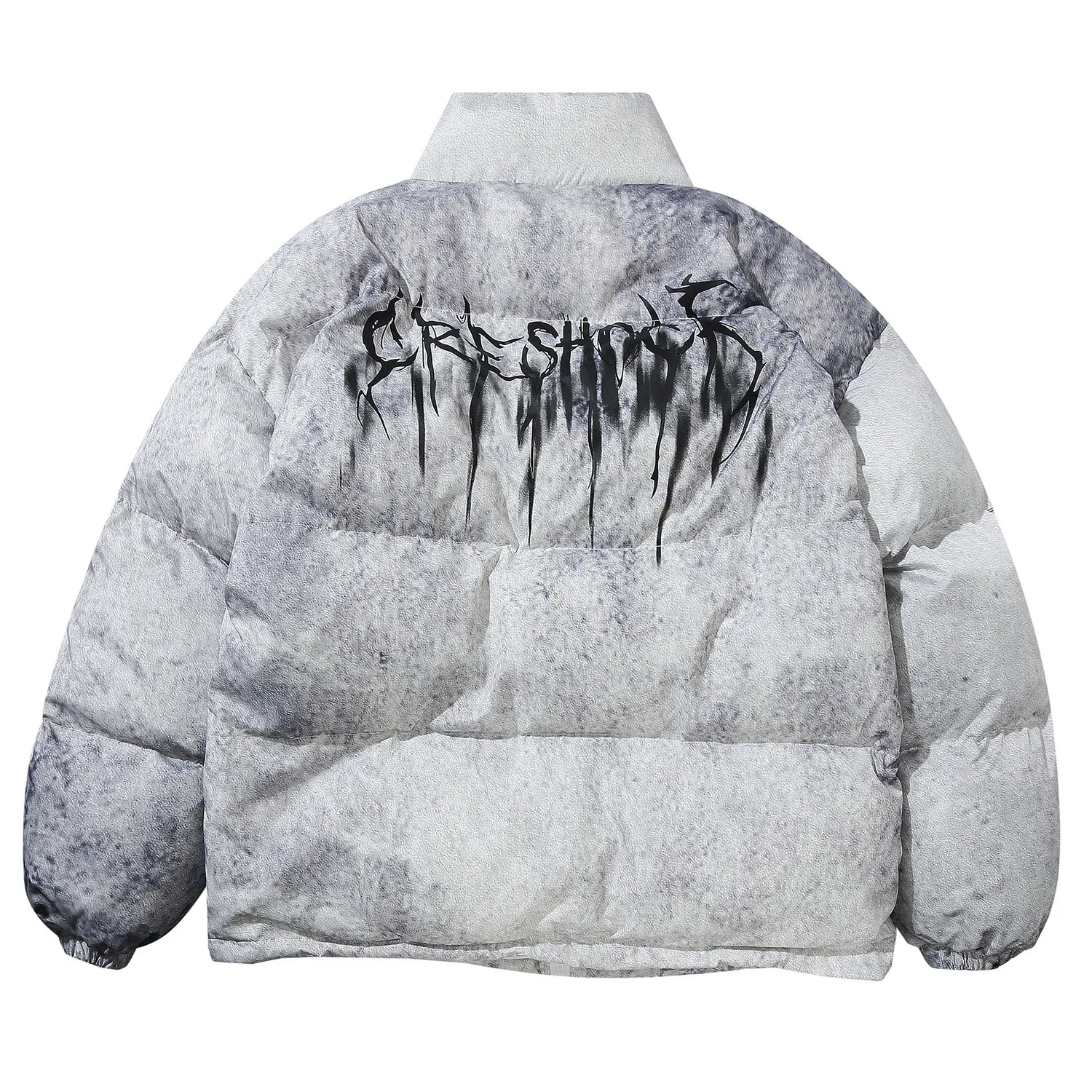 Aelfric Eden Tie dying, мужские парки с капюшоном, уличная одежда,, повседневная стеганая куртка, пальто, Harajuku, теплая ветровка