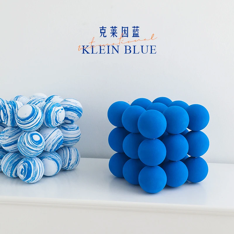 Синий шар Klein Сетка Красный фото реквизит украшение геометрия для дома