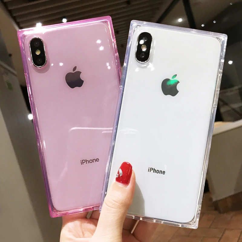 Ударопрочный прозрачный чехол LOVECOM для iPhone 12 Mini 11 Pro Max XS XR 6 6S 7 8 Plus X Мягкий