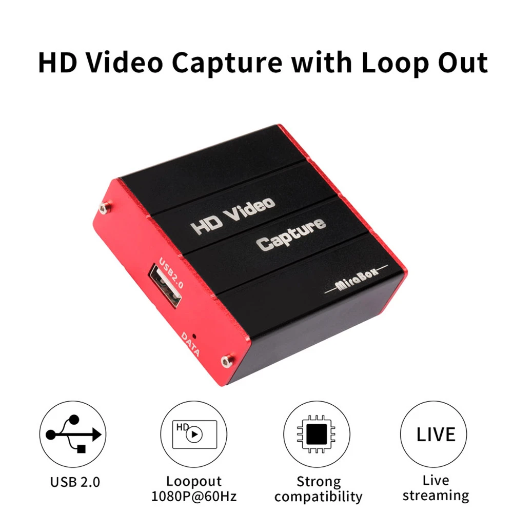 Mirabox 1080 1080p Hdmiキャプチャカードusbビデオキャプチャカードゲームチューナーカードバスのps4 ニンテンドースイッチxbox Video Tv Tuner Cards Aliexpress