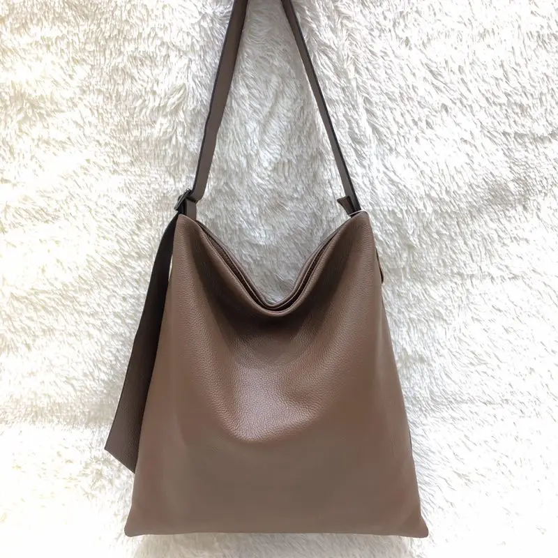 

DIENQI 100% Real Cow Genuine Leather Bag Women Handbags Vintag Big Female Over Shoulder Bag Large Hobos Ladies Hand Bags Tote