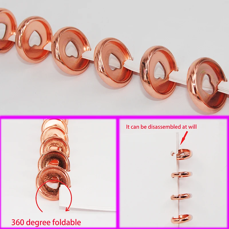 24mm Binder Rings for Notebook Plastic Mushroom Rings Binding Planner Binding Discs Notebook Discs Binder Office Supplies plastic binding rings notebook accessories book binding supplies 36pcs