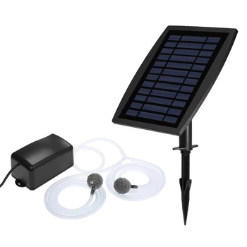

Solar Fish Tank Oxygen Pump Aquarium Air Pump Fishing Aerator Aquarium Airpump with Aquarium Oxygen Pipe Air Bubble Stone