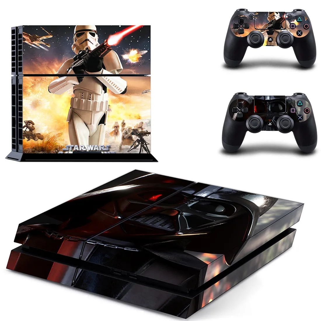 Star Wars Play station 4 наклейки s, PS 4 виниловые Наклейка для PS4 Pegatinas Adesivo для консоли playstation 4 и 2 контроллера