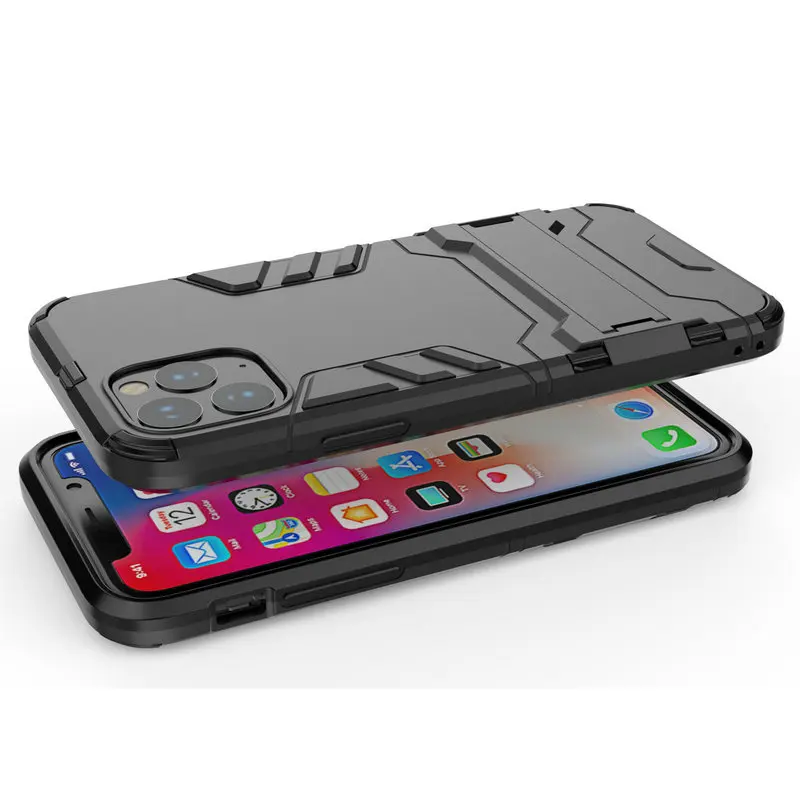 

for Apple iPhone 11 Pro 5.8" Shockproof Hard Phone Case for iPhone 11 Pro Max 6.5" 6.1" Armor Case Back Cover Capa Etui Coque