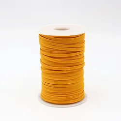 100 Yards Colorful Elastic Ribbon (Gold  6mm 100y)