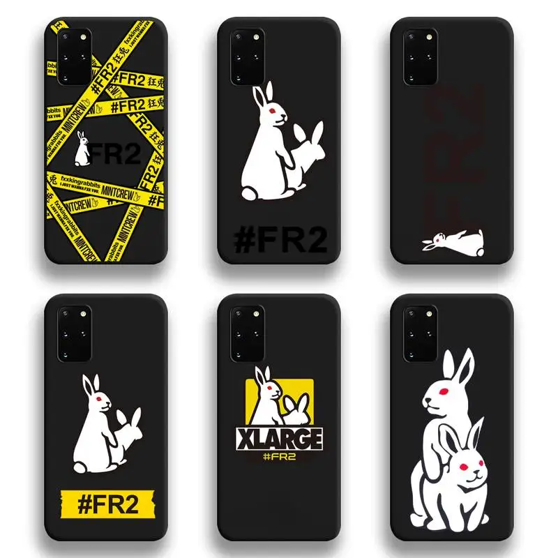 Японский трендовый чехол с кроликом FR2 для Samsung Galaxy S21 Plus Ultra S20 FE M11 S8 S9 plus S10 5G lite 2020 |