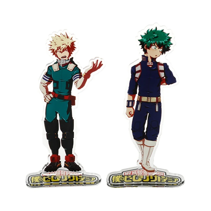 Горячая аниме мой Boku No Hero Academy Midoriya Izuku Todoroki Shoto Косплей фигурка на акриловой подставке модель настольная Декор рождественские подарки
