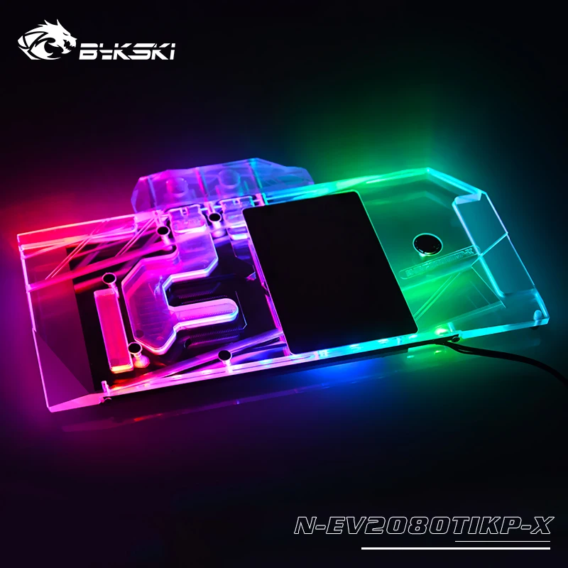Bykski N-EV2080TIKP-X GPU Water Cooling Block For EVGA Nvidia Geforce RTX 2080Ti KiNGPIN Computer Component Heat Dissipation