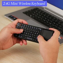 Мини 2,4G Беспроводная клавиатура сенсорная панель с подсветкой для Smart tv для samsung LG Panasonic Android tv box PC ноутбук HTPC