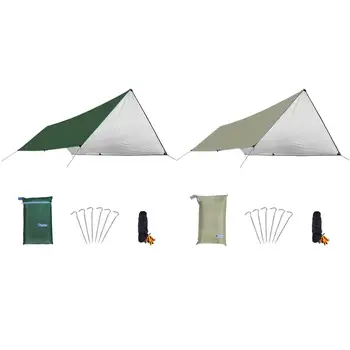 

3x4M Waterproof Camping Tarp Multifunctional Tent Footprint for Camping, Hiking and Survival Gear