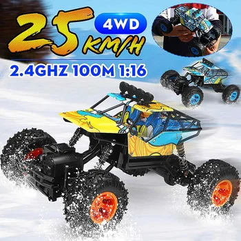 

1:16 60Km/h 4WD RC Remote Control Off Road Cars Vehicle 2.4Ghz Crawlers Electric Monster Truck RC Toys