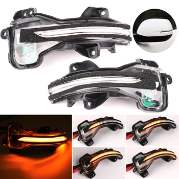 

2pcs Car Rear View Side Mirror Dynamic LED Turn Signal Light For Honda CRV URV City GREIZ JADE VEZEL ODYSSEY AVANCIER