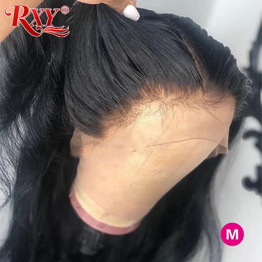 Rxy 360 レースフロントかつら事前摘み取ら赤ん坊の毛ブラジル波状のかつら 250 密度レースウィッグ M の Remy レースフロント人毛ウィッグ 人毛レースウィッグ Aliexpress