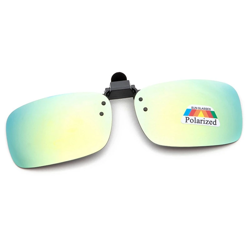 Polarized Clip On Sunglasses Near-Sighted Driving Night Vision Lens Anti-UVA Anti-UVB Car Driver Goggles Sunglasses Clip