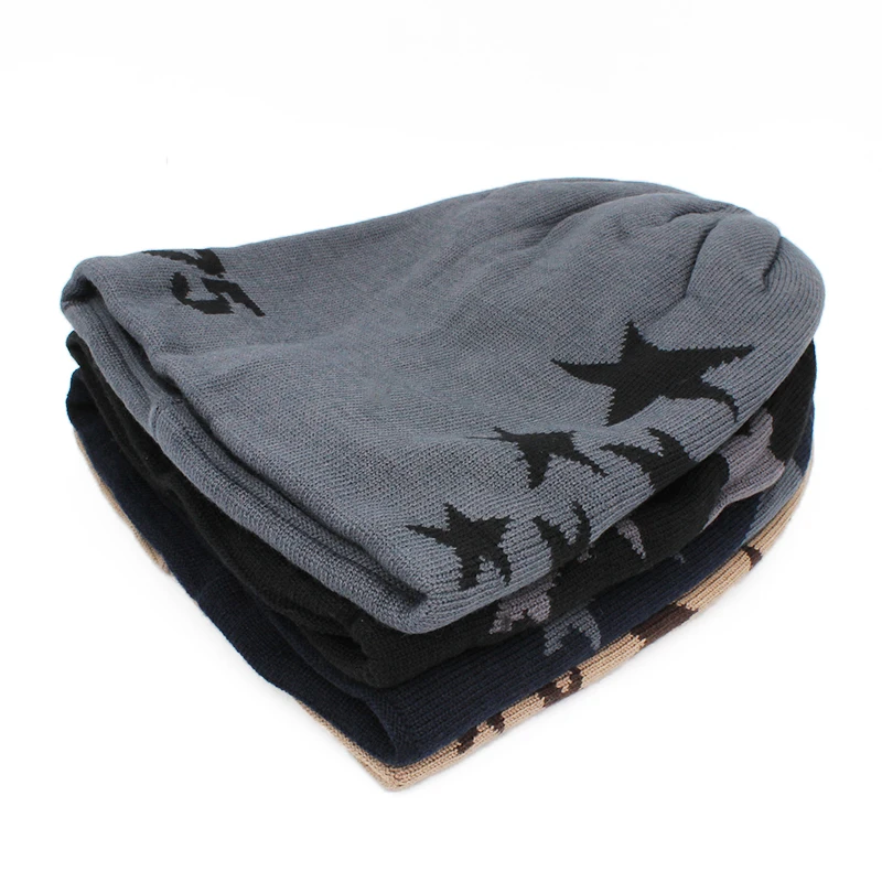 ALTOBEFUN Skullies Beanie, Мужская зимняя шапка, шапки из искусственного меха, теплая мешковатая вязаная шапка, взрослые шапочки, вязаная Толстая шапка для женщин BHT150