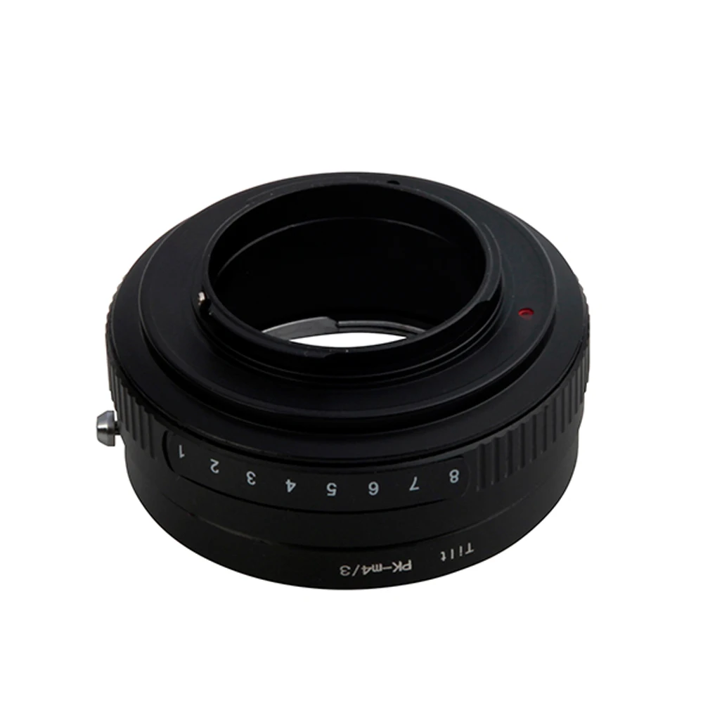 Pixco Inclinazione Obiettivo Anello Adattatore Per Pentax K Pk A Micro Quattro Terzi M4/3 Panasonic Olympus Fotocamera G95 Gx9 G110 G100 E-M1Iii