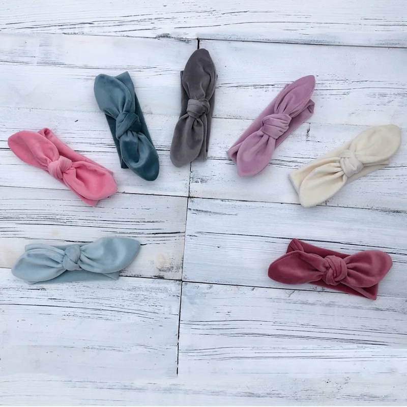 Newborn Baby Girl Photography Props Velvet Headband+Pillow Sets Infant fotografia Accessories Baby Photo Shoot Studio Props