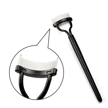 

1 Pcs Professional Black Eyelash Comb Makeup Mascara Guide Applicator Eyebrow Curling Brush Eyebrow Brush Tool TSLM1