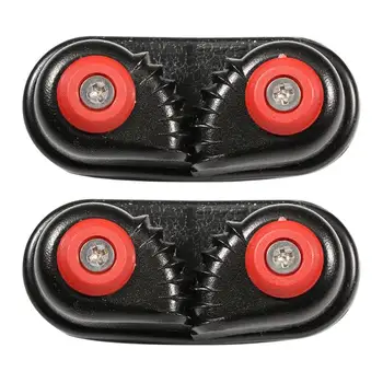 

2pcs/bag Aluminum Cam Cleats Rowing Boat Fast Entry Cleats Cam Cleats Matic Fairlead Sailing Kayak Canoe Dinghy Accessories