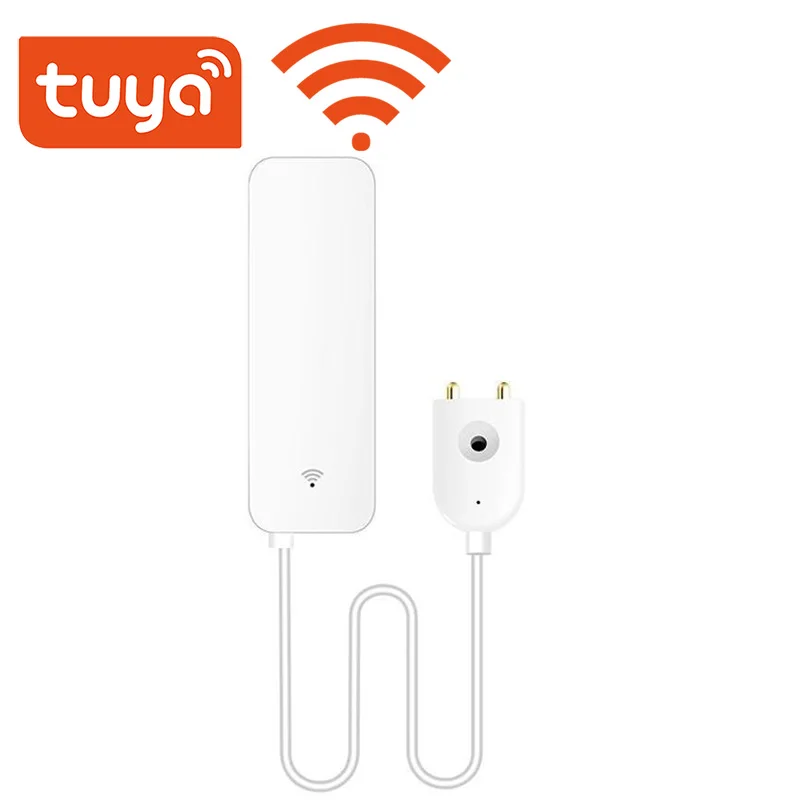 Смарт-датчик утечки воды Tuya автономный Wi-Fi датчик с оповещением об обнаружении