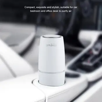 

Portable Car Ionizer Air Purifier Cleaner Negative Ion Anion Generator Freshener Add Essential Oil For Home purificador de aire