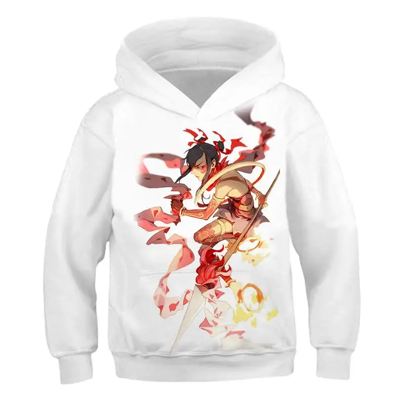 

Chinese style Animated big movie NE ZHA: I am the destiny 3D child fashion Sweatshirt Kids Hoodie Boys and girls Funny clothing