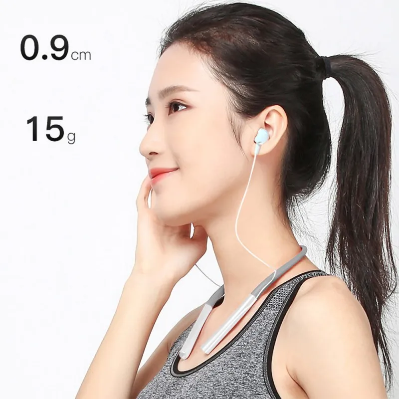 Спортивные Bluetooth 5,0 басы Наушники Беспроводные HD стерео шейные наушники-вкладыши для спортзала пробежки популярные наушники 5VV