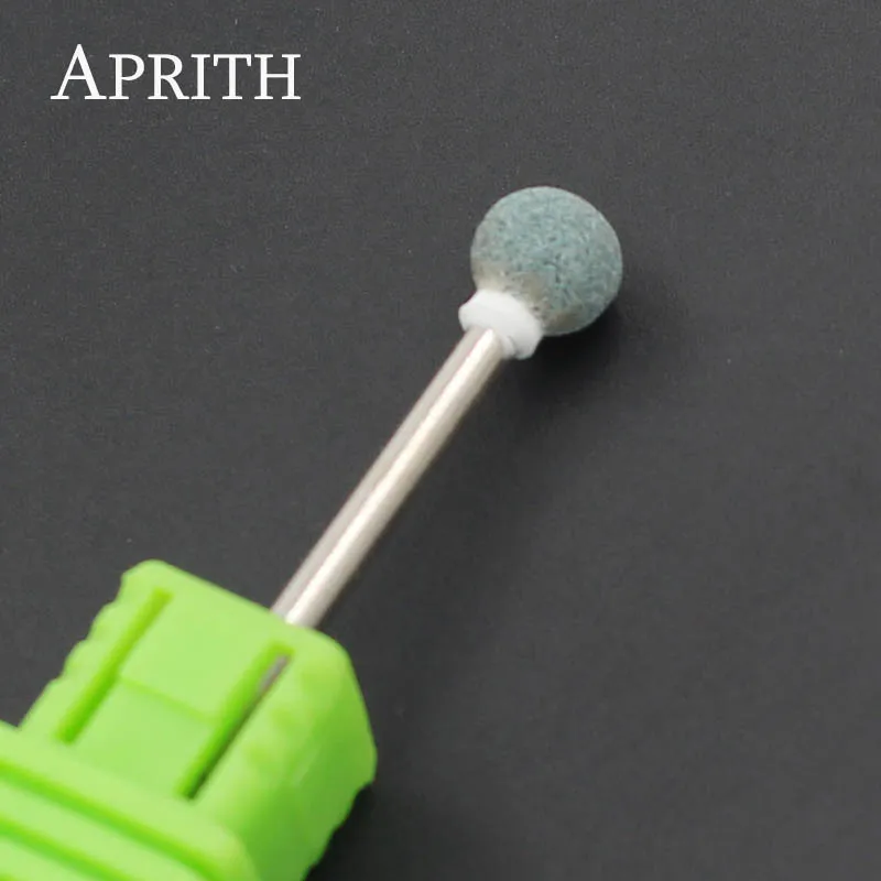 APRITH 1 шт., керамический камень, сверло для ногтей, корунд, заусенцы для кутикулы, чистящие фрезы для маникюра, аксессуары для ногтей, инструменты для ногтей