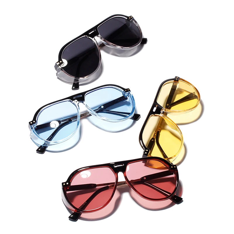 New Fashion Big Frame Sunglasses Men Frog Glasses for Women High Quality Retro Sun Glasses Vintage Glass JYJ222