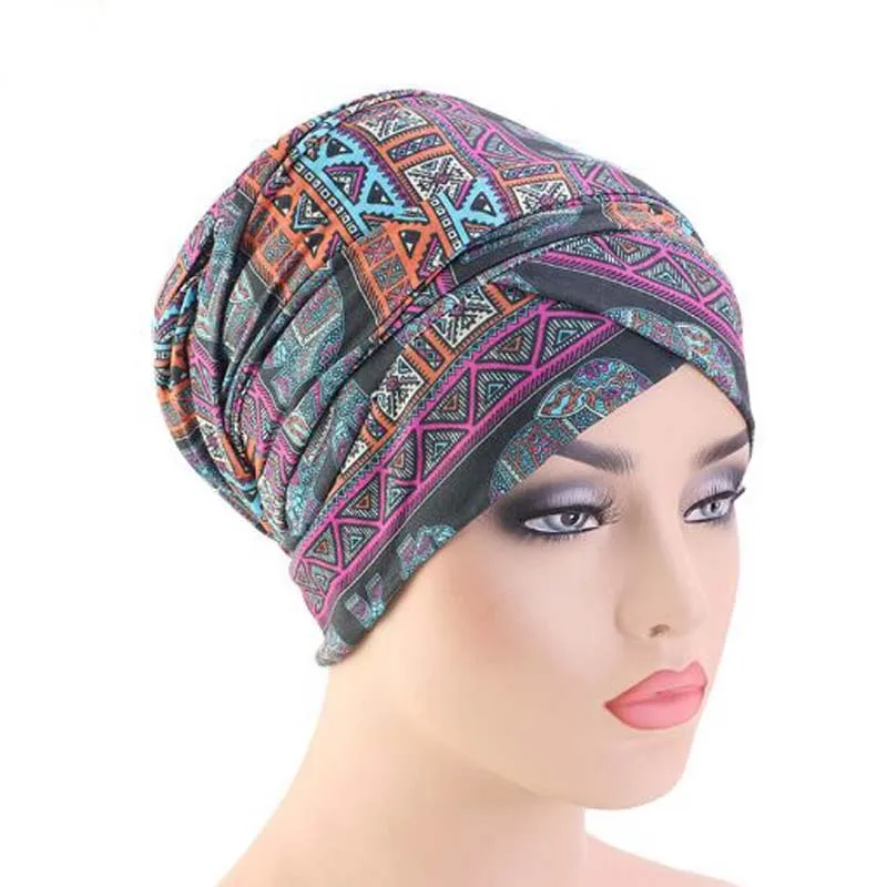 XEONGKVI KAfrica Национальный длинный хвост Skullies Beanies весна осень Индия тюрбан хлопковые шапки для женщин помпон зимняя вязаная шапочка