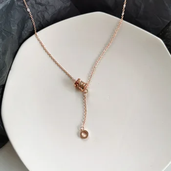 

Elegant Royal Sister-Style Glorious Pink Street Snap Cool GIRL'S Choker Repair Neck White Daily Life Outfit Women's Cool Necklac