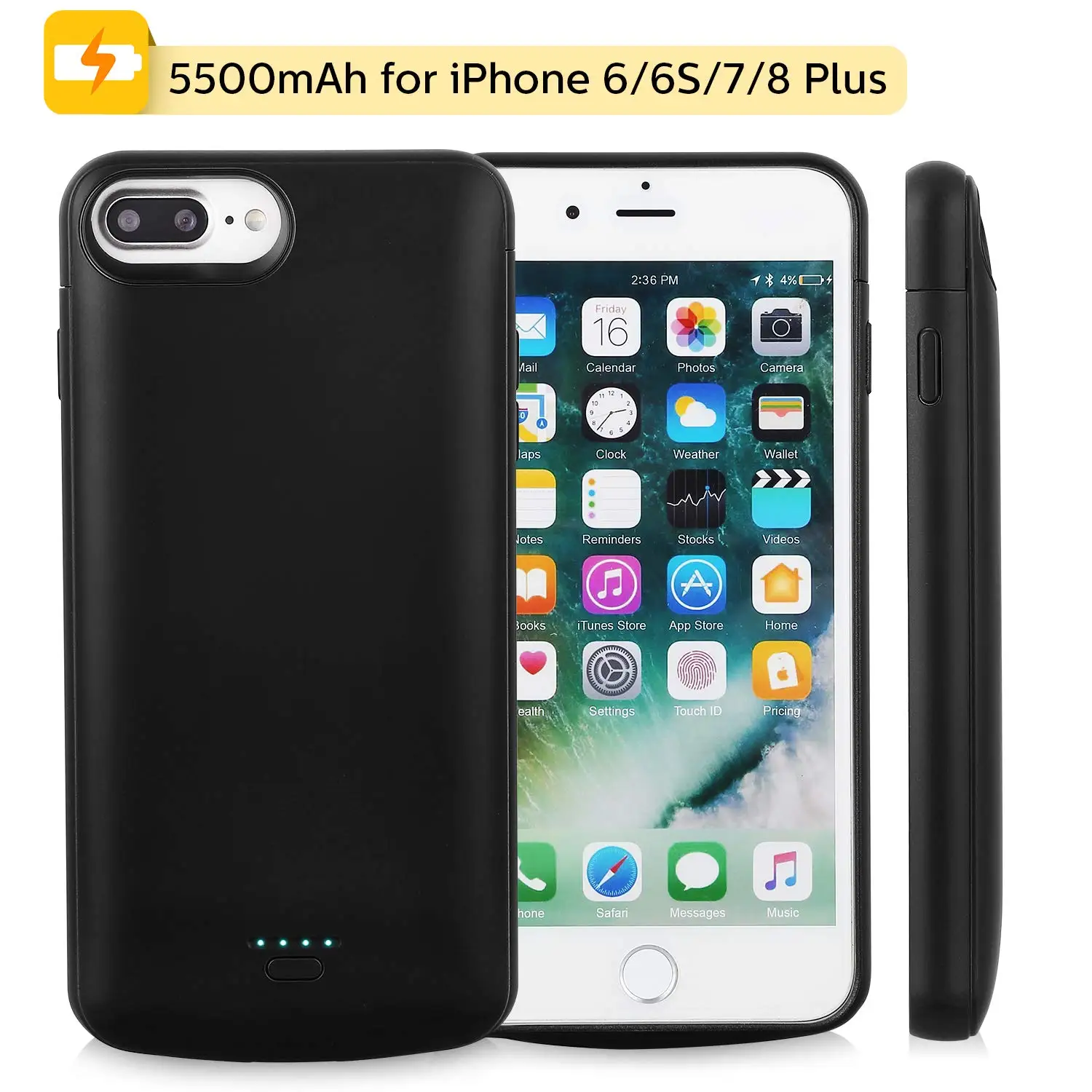 

5000mAh Battery Charger Case For iPhone6 6S 7 8 Power bank Case Battery Charging Pack Backup Case 5500mAh For iPhone6 6S 7 8Plus