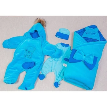 

Комплект на выписку 6-ти предметный ЗИМА Комплекты на выписку и для прогулок 0-6 мес