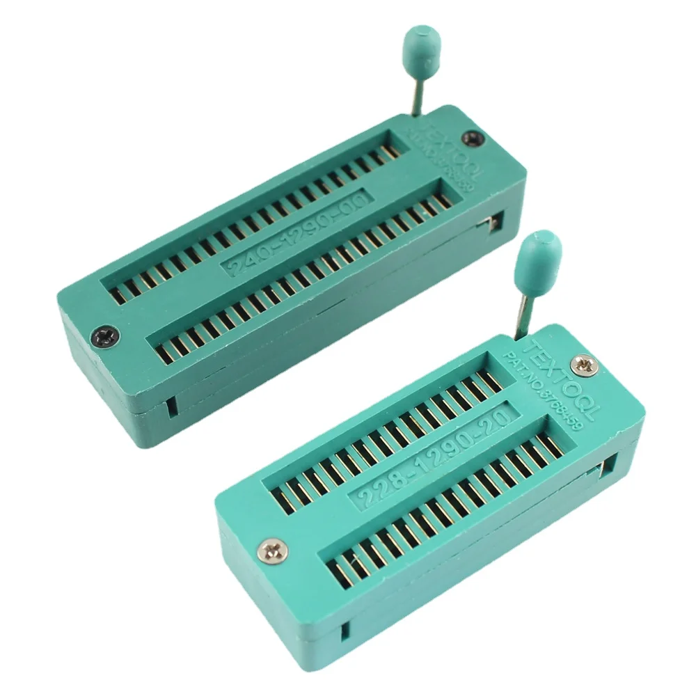 Narrow/Wide 28-Pin 2.54mm 28P Universal ZIF Test DIP IC