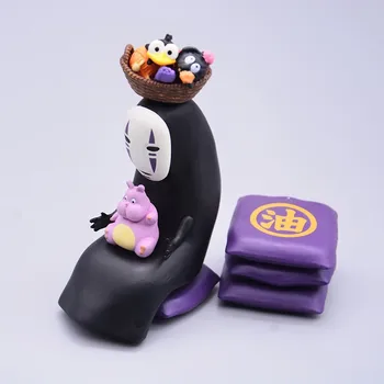 

Anime Spirited Away Doll Jenga No Face Man Miyazaki Hayao GK Statue PVC Action Figure Collection Model Toy M3899