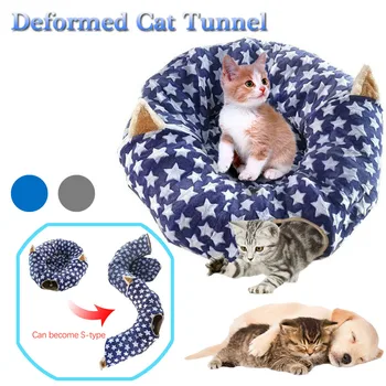 

Foldable Cat Playing Pipe Pet Bed Cat Barrel Cat Apartment Pop-Up Stackable Bed household accessories 2020 new arrival best sell