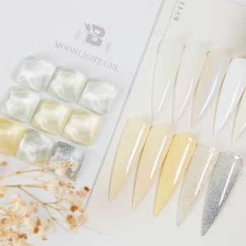 

Bozlin 7.3 ml Moonlight Gel UV Gel Nail Polish 10 Colors Manicuring Nail Art Tools Varnish Long Lasting Tools Top Base Coat Gel