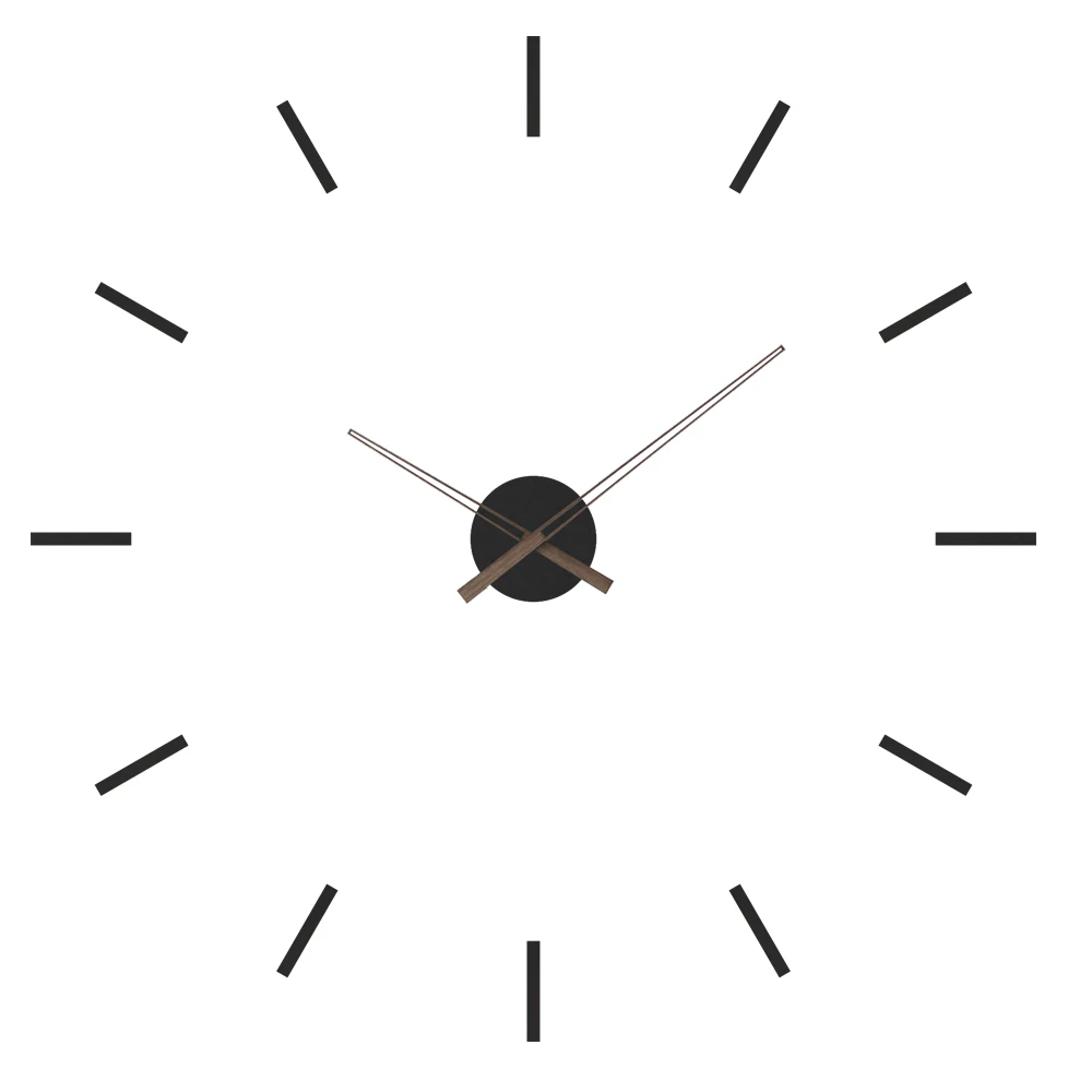 New Design 3D DIY Wall Clocks Modern Wall Stickers Watches Hone Decoration Acrylic Brief Quiet Wall Clock Free Shipping - Цвет: black
